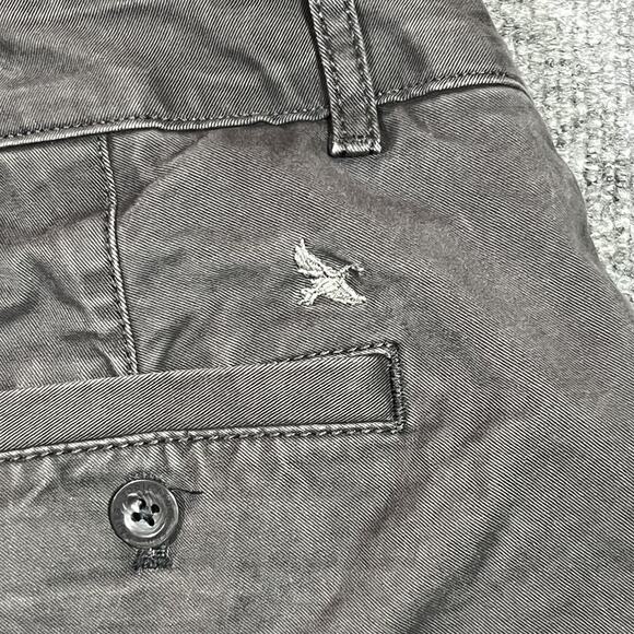 Eddie Bauer Pants Womens 0 Gray Legend Wash Boyfriend Flannel Lined Stretch - Picture 6 of 16